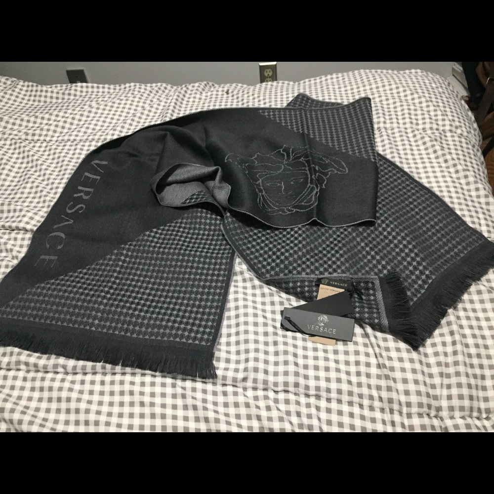Luxury wool Versace scarf